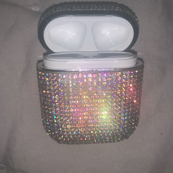 Used Airpods Charger Case With Cover Case - Picture 1 of 7